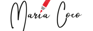 María Coco. Corrección de textos y maquetación logo
